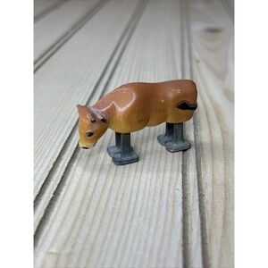 Vintage 1960's Marx Ramp Walker Bull Toy Cow Metal Legs